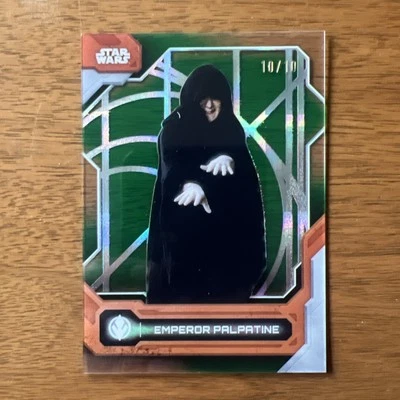 2024 Topps Star Wars High Tek Palpatine! Rebel Screen Green 10/10!! - Image 1 of 3