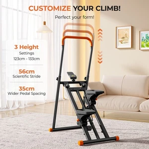 Stepper mit Handgriff, Fitness Heimtrainer mit LCD-Bildschirm für Zuhause DHL - Bild 1 von 12