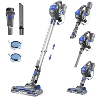 Updatest version!! Moosoo XL-618A Cordless 10Kpa Powerful Suction 4 in 1 Vacuum