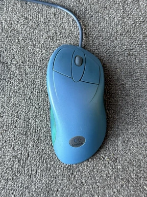 RARE Vintage Logitech iFeel MouseMan Wheel Mouse M-UN53b iMac G3 Style - Image 1 of 4