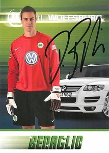 Diego Benaglio Original Autogrammkarte VfL Wolfsburg - ca.11cm x 15cm - Bild 1 von 2