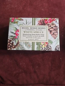 Jabón en barra Michel Design Works.  Abeto blanco y su Navidad. - Imagen 1 de 5