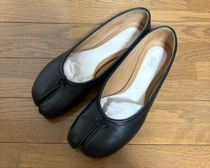 Maison Margiela Tabi Ballerinas Ballerinas Schuhe schwarz Leder Größe 36 - Bild 1 von 18