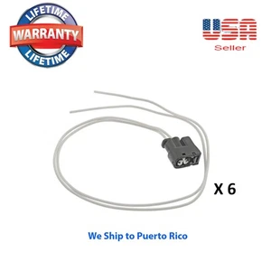 6 CONNECTOR FOR Ignition Coil For 1998-2005 Chrysler 300 300M 3.2L 3.5L V6 UF269 - Picture 1 of 7