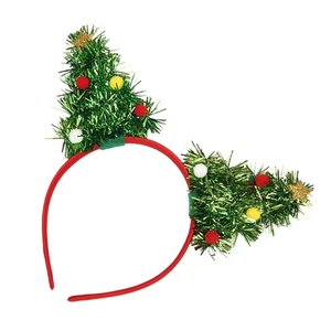 1pc Lovely Hair Creative Lovely Christmas Tree Shape Headdress Lovely Headband - Imagen 1 de 12