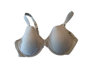 Olga Signature Support Damen weiß Blumen Nylon verstellbar gepolstert BH 38C - Bild 1 von 5