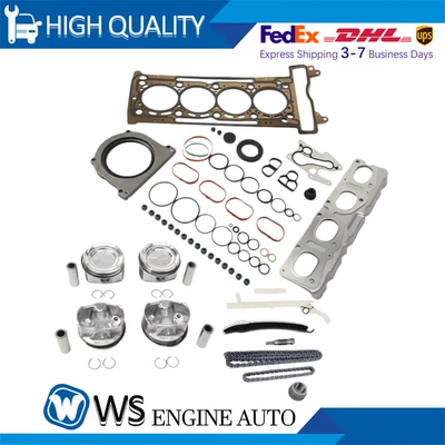 Engine Rebuild Head Gasket Piston For Mercedes-Benz C260 CLS300 E300 2.0L 19-25 - Image 1 of 4