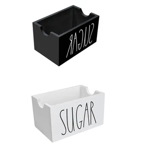 Sugar Packet Holder for Coffee Bar Organizer Rustic Display Sugar Packet - Picture 1 of 11