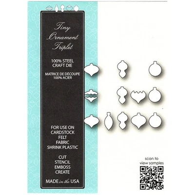 MEMORY BOX Stanzformen Set Stanzschablone Scrapbooking, Weihnachtskugeln 99826 - Bild 1 von 4