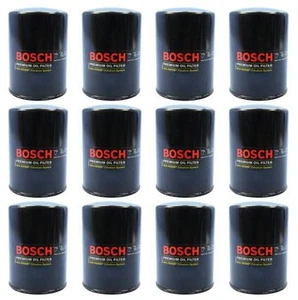 Bosch 3511 Spin-on Premium Engine Oil Filters for 07-19 GMC Sierra 3500 HD 12pcs - Picture 1 of 5