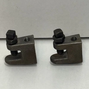 FNW 1/2" Wide Mouth Beam Clamp, M12 Plain Malleable Iron (Qty 2) - Picture 1 of 8