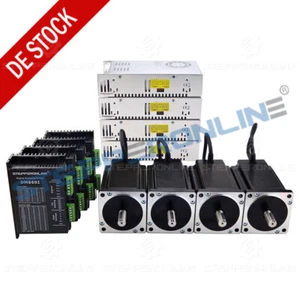 4 Achse CNC Router Kit 12Nm Nema34 Schrittmotore & Stepper Motor Driver Treiber - Bild 1 von 5