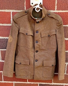  WWI US ARMY M1917 WOOL COMBAT FIELD TUNIC- SIZE Small 38 - Picture 1 of 9