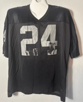 Camiseta deportiva vintage Champion Oakland Raiders Charles Woodson #24 talla XL Foto 1 de 4