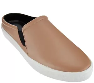 Neu im Karton H by Halston 88 $ Leder-Slipper - Ellie-Sand - Größe 9 M - Bild 1 von 10
