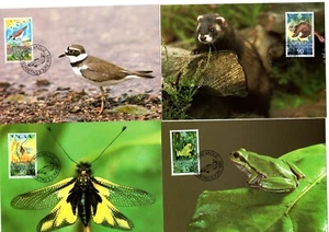 Austria 1989 Birds - insects - animals - nature Maximum cards set - Picture 1 of 1