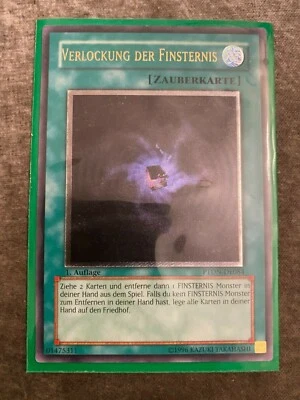 Yugioh Allure of Darkness PTDN-EN084 Ultimate Rare 1st Edition NM/VLP GERMAN - Image 1 of 3