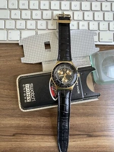 Swatch Irony Chrono YCG401 (2002) James Bond 007 Goldfinger 4 Jewels Swiss Watch - Picture 1 of 4