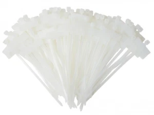 New - 1000 Pack 4" Natural Flag Cable Zip Ties, ID Labeling Marker Tags - Picture 1 of 3