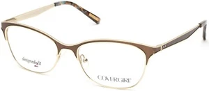 COVERGIRL CG0542 Brown 049 Metal Optical Eyeglasses Frame 53-17-140 CG 0542 AB - Picture 1 of 1