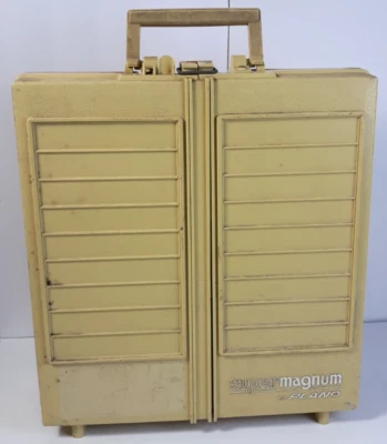 Caja de aparejos de colección Plano Super Magnum doble abatible abierta almacenamiento de aparejos de pesca Foto 1 de 4