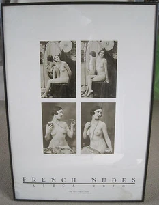 FRANZÖSISCHER AKT UM 1920 THE HILL SAMMLUNG GERAHMTER DRUCK - Bild 1 von 6