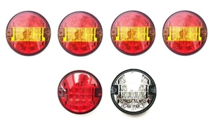 6x LED Rückleuchte Rund ⌀140 Nebelschlußleuchte Rückfahrleuchte Blinker Anhänger - Bild 1 von 12