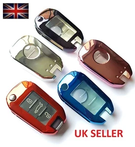 FITS VAUXHALL KEY COVER CROSSLAND X GRANDLAND X CORSA F VIVARO REMOTE CASE TPU 7 - Picture 1 of 10