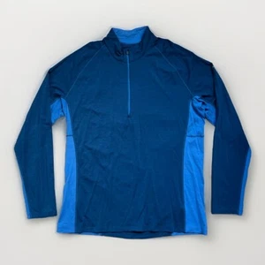 ICEBREAKER MERINO BODYFIT ZONE MENS XXL 2XL 1/2 ZIP HIKING TREKKING TOP JUMPER - Picture 1 of 11
