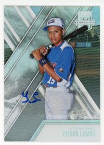 2017 Yeison Lemos Panini Elite Extra Edition Auto #175