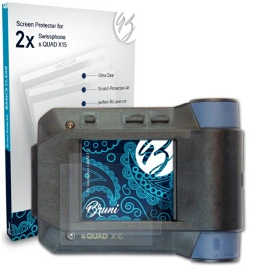 Bruni 2x Proteggi Schermo per Swissphone s.QUAD X15 Pellicola Protettiva - image 1 of 4