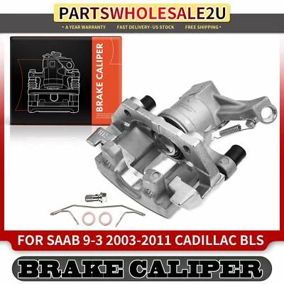 Pinza de freno de disco trasera izquierda izquierda izquierda con soporte para Saab 9-3 03-11 Cadillac BLS 07-08 Foto 1 de 4
