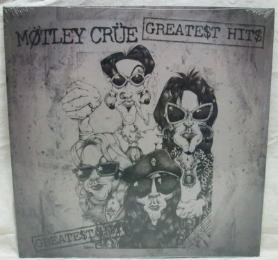 NEW & Sealed Motley Crue "Greatest Hits" LP Silver Marble Vinyl Records 2024 - Image 1 of 2