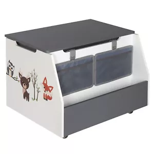 ONVAYA® Spielzeug Truhe | Hängetaschen | Soft-Close | Spielzeugkiste mit Rollen - Bild 1 von 7