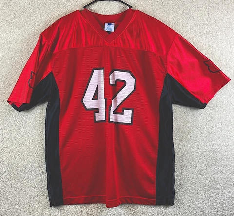Louisville Cardinals Adult Large L Jersey NCAA Adult Size Large Red 42 Jersey Cover