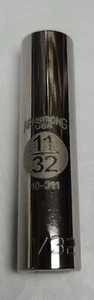  Armstrong 11/32 Deep Well Socket 1/4 Drive 12 point 10-311 - Picture 1 of 2