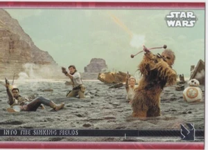 2020 Star Wars Rise Of Skywalker Series 2 Red #23 Into The Sinking Fields /199 - Picture 1 of 1