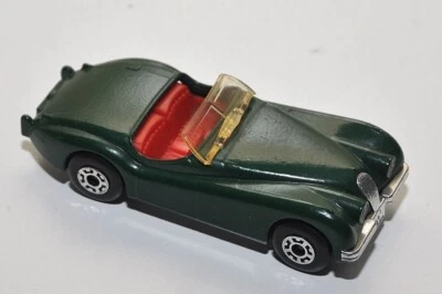 Matchbox auto Jaguar XK 120 1984 scala 1:57 colore verde Made in England - Immagine 1 di 4