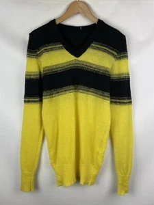 Versus Versace Men’s Mohair V-neck Sweater Pullover Size S  - Picture 1 of 17