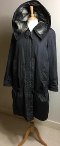 Ladies Creenstone Long Raincoat with Hood. Size 16 - Picture 1 of 16