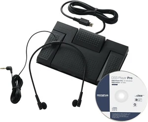 Olympus Transcription Kit Pedal and Headphones AS-5000 - Picture 1 of 8