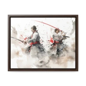 Ronin Duell in Aquarellen - Bild 1 von 9