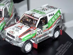 WOW EXTREM SELTEN Mitsubishi Pajero Gen2 Evo #202 Dakar 1999 1:43 Vitesse-Spark - Bild 1 von 3
