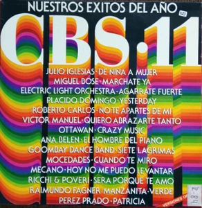 Various Nuestros Exitos Del Año CBS 11 LP, Comp 1981 Ballad (VG+ / VG) - Picture 1 of 2