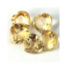 Natürlicher Citrin Herzschliff facettierter loser Edelstein zur Herstellung aller Arten Schmuck - Bild 1 von 3
