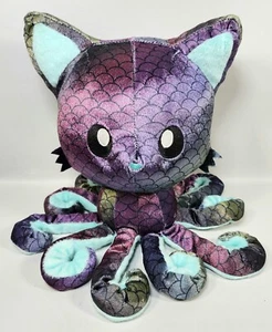 TENTACLE KITTY Purple Galaxy Stuffed Plush 8" Deep Sea 2020 Octopus Cat - Picture 1 of 3