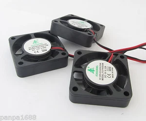 10x Brushless DC Cooling Fan 40x40x10mm 40mm 4010 9 blades 5V 2pin 2.54Connector - Picture 1 of 2