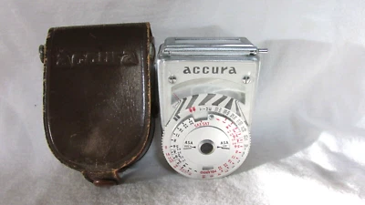 MEDIDOR DE EXPOSICIÓN NIPPON KOSOKU ACCURA TIPO NE-1 con FUNDA Foto 1 de 3