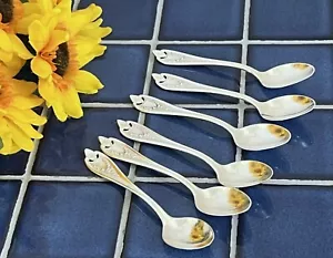 Set of 6 IS 1847 Rogers Silverplate OLD COLONY Demitasse Spoons 1911 - Picture 1 of 10