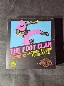 Tmnt Bst Axn The Foot Clan Action Figure 4 Pack (Adult Owned, Great Condition) - Picture 1 of 4